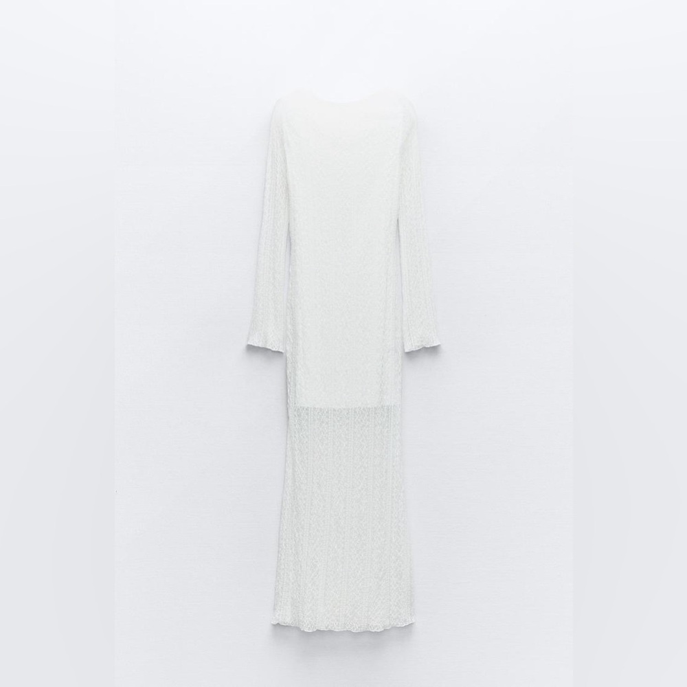 Round back lack midi dress